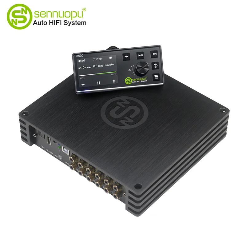 Avtomobilski zvok 8*50W DSP ojačevalnik z 10CH
